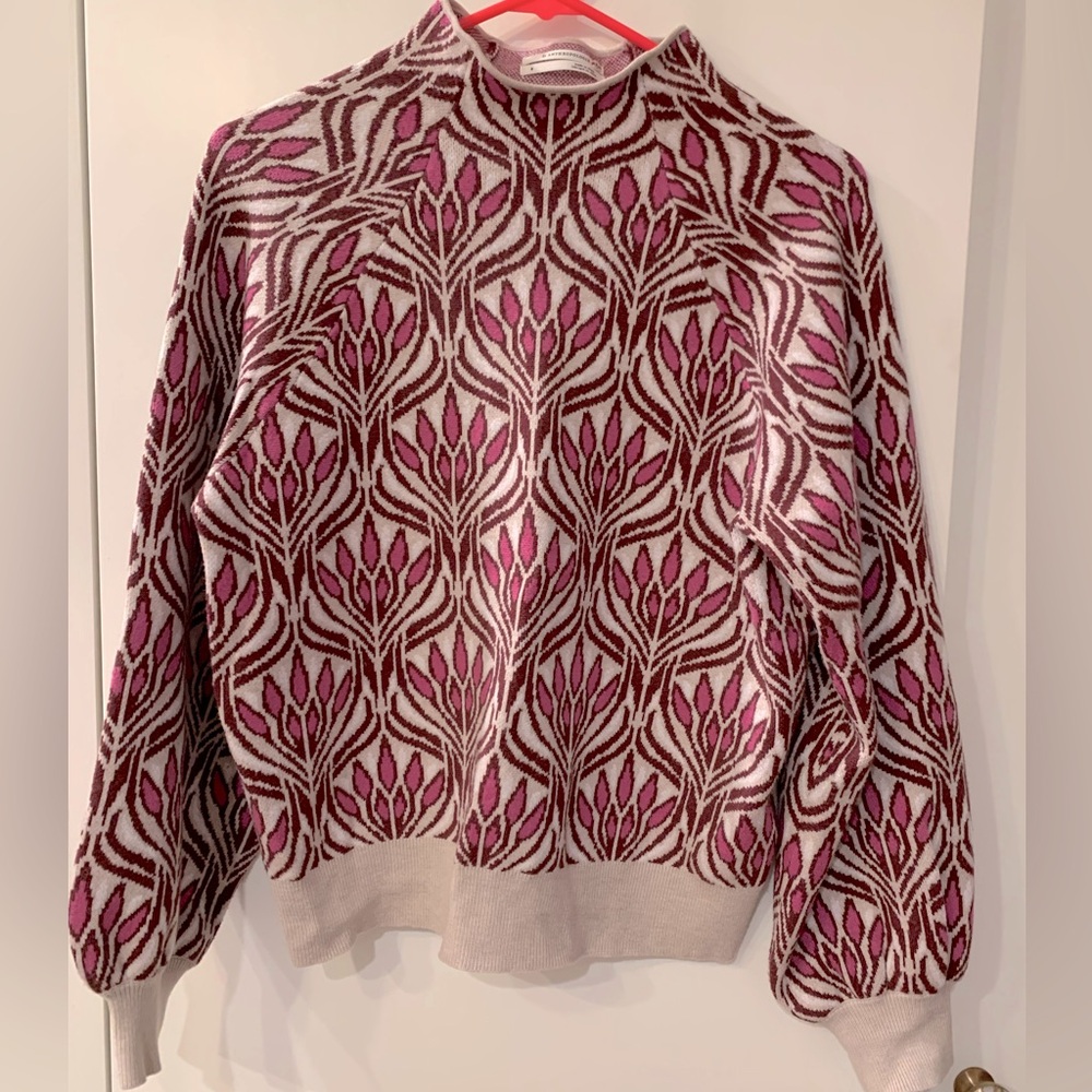 By Anthropologie The Beatriz Mock-Neck Sweater S